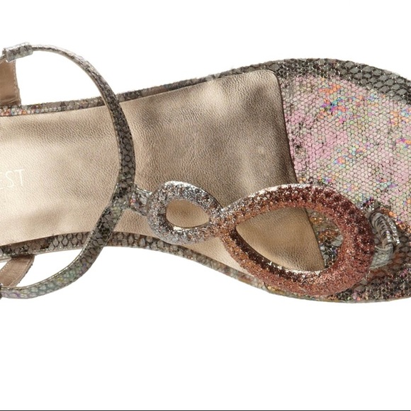 Nine West Sandals  Zeonette EUC Ombré Jewels Size 7 Super Comfy & Stylish! - Picture 3 of 11